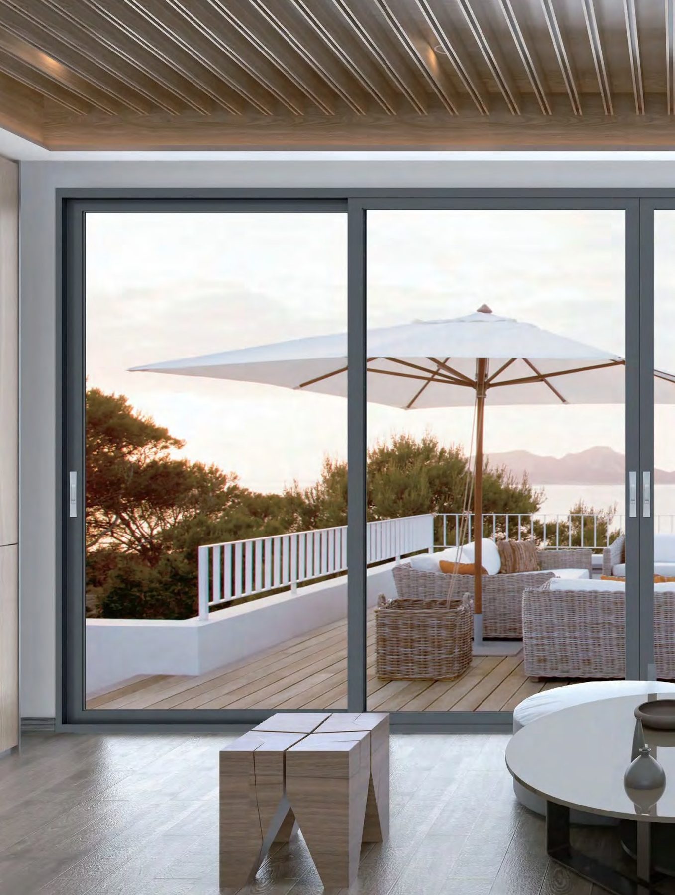 92 Series Three-Track Sliding Window in a project