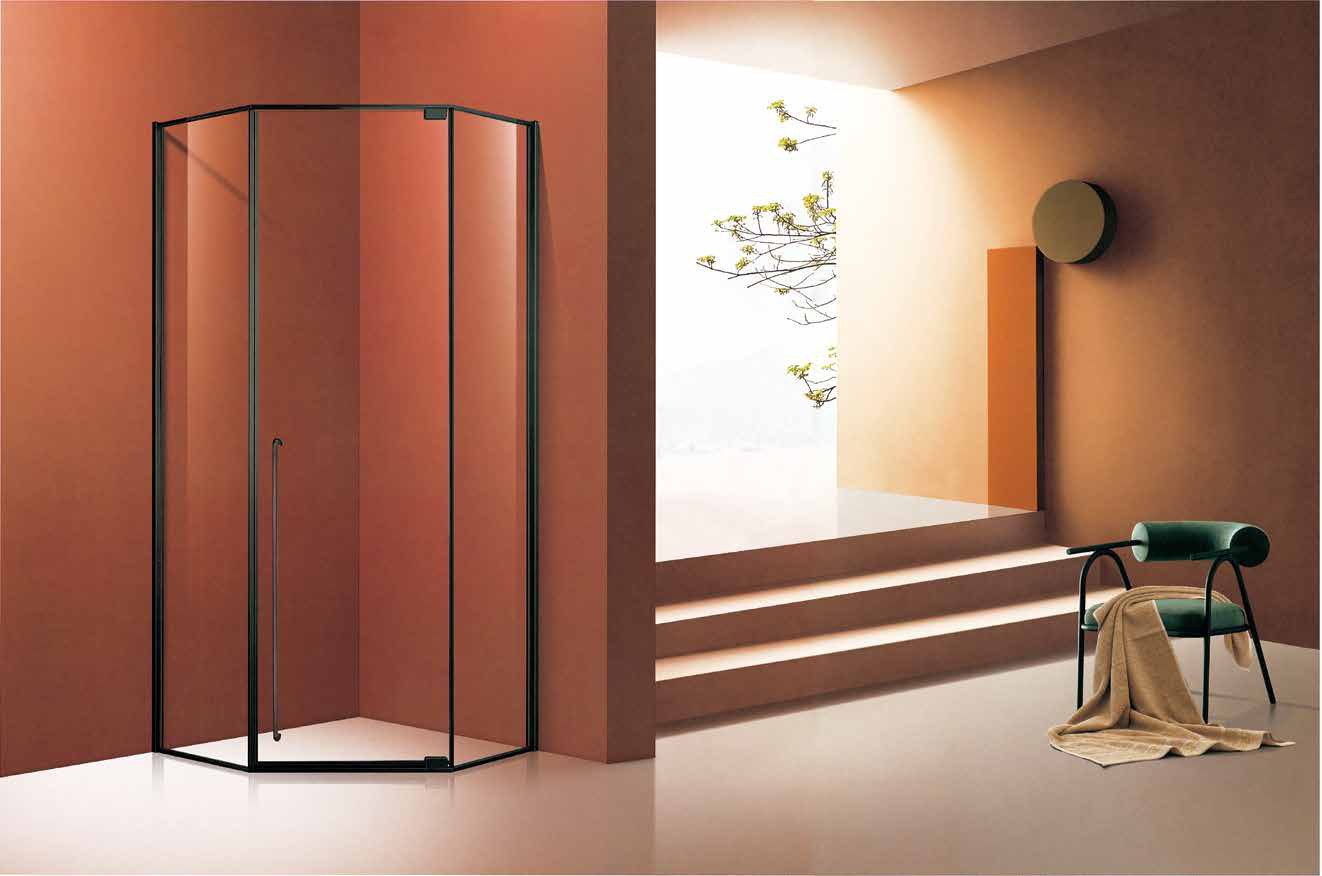 Custom Stainless Steel Shower Enclosures — Vanora aluminum windows and doors